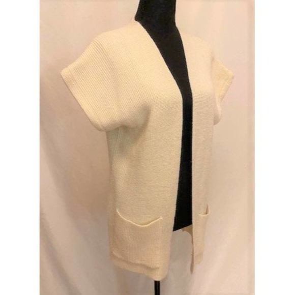 vintage '80s cream Baard & Beards sweater vest - Picture 2 of 5